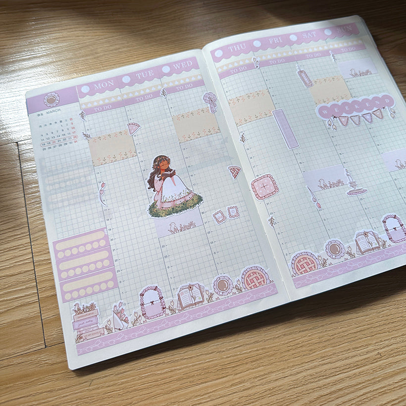 Breezy | Spring Blossoming | Hobonichi Cousin Weekly Kit - hcwk069