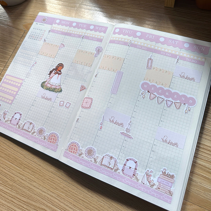 Breezy | Spring Blossoming | Hobonichi Cousin Weekly Kit - hcwk069