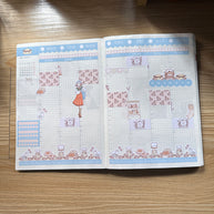 Peaceful | Spring Blossoming | Hobonichi Cousin Weekly Kit - hcwk068