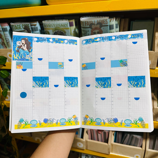 Zoophilist | The Modern Mermaids | Hobonichi Cousin Weekly Kit | hcwk003