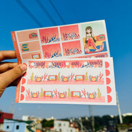Retro | The Modern Mermaids | Hobonichi Cousin Weekly Kit | hcwk005