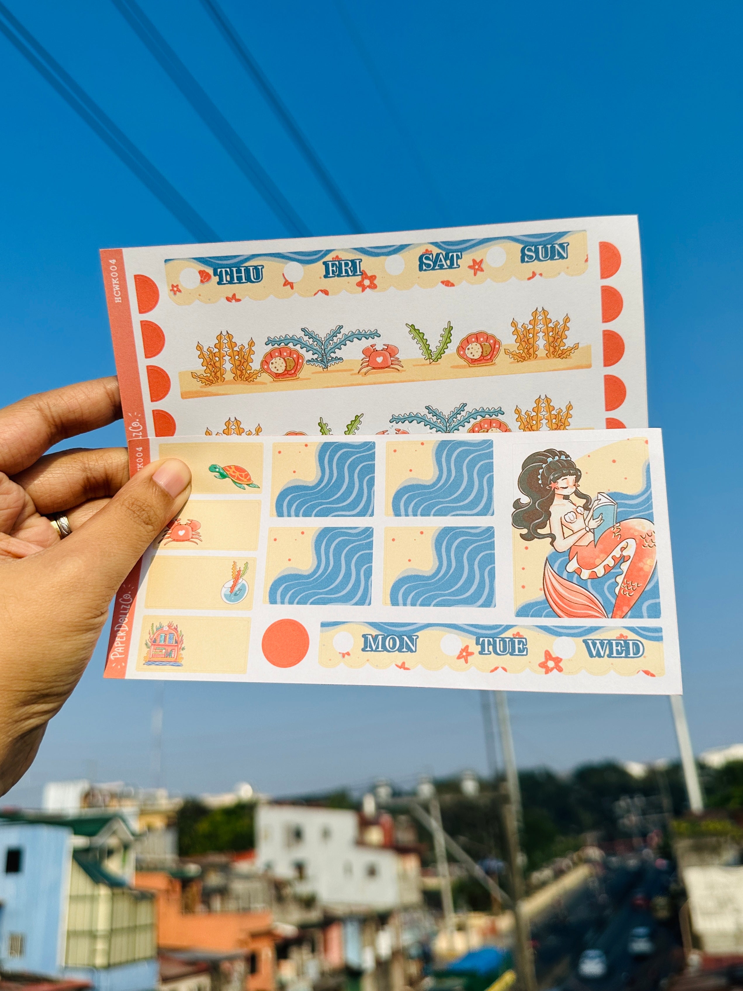 Bookish | The Modern Mermaids | Hobonichi Cousin Weekly Kit | hcwk004