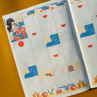 Bookish | The Modern Mermaids | Hobonichi Cousin Weekly Kit | hcwk004
