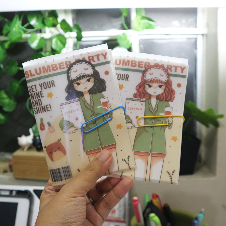 Slumber Party I PaperDollzCo Planner I Sticker Book | CB024