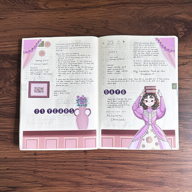 Victorian Muses | Like a Story Book | Cousin Daily Sticker Kit | Cd076