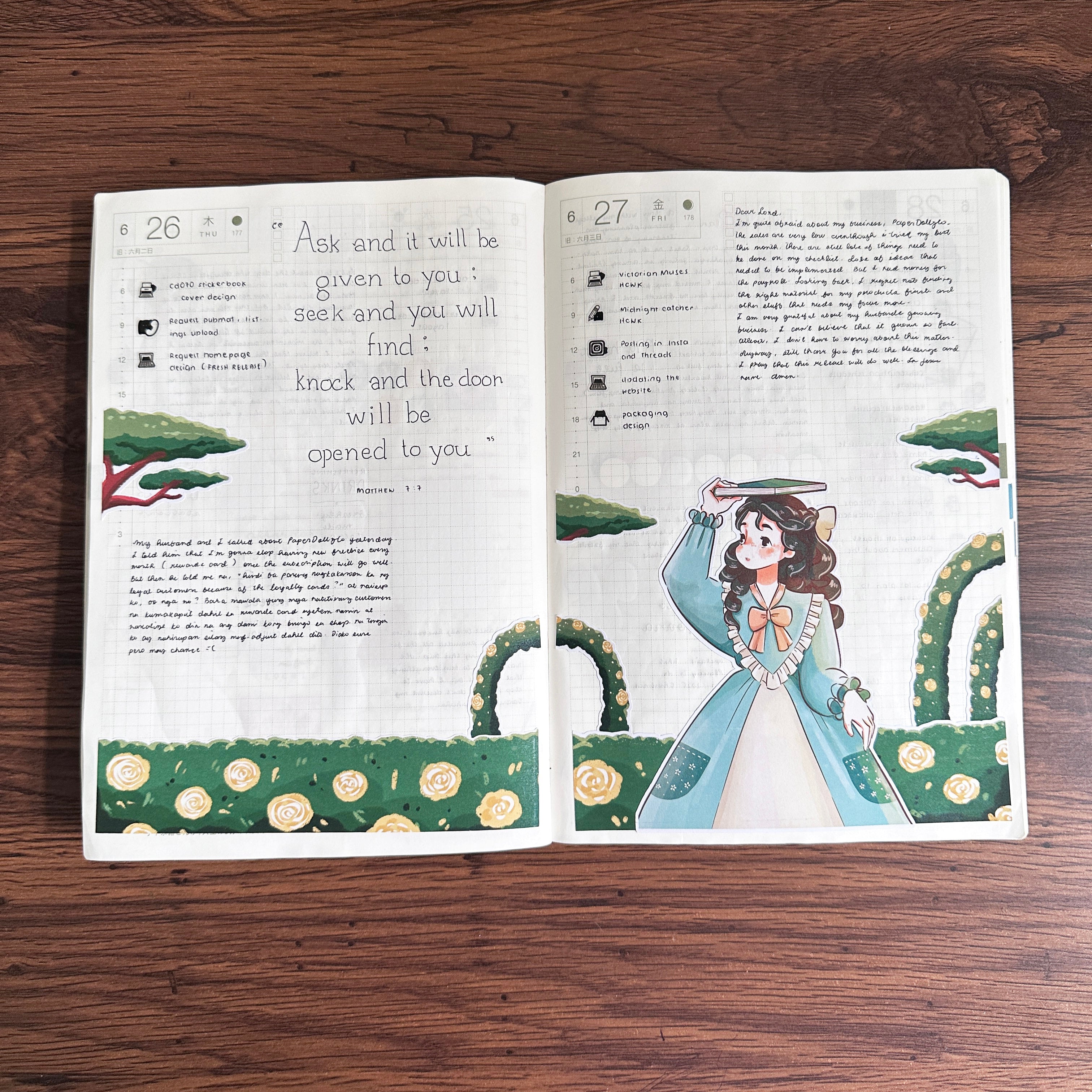 Victorian Muses | Like a Story Book | Cousin Daily Sticker Kit | Cd073