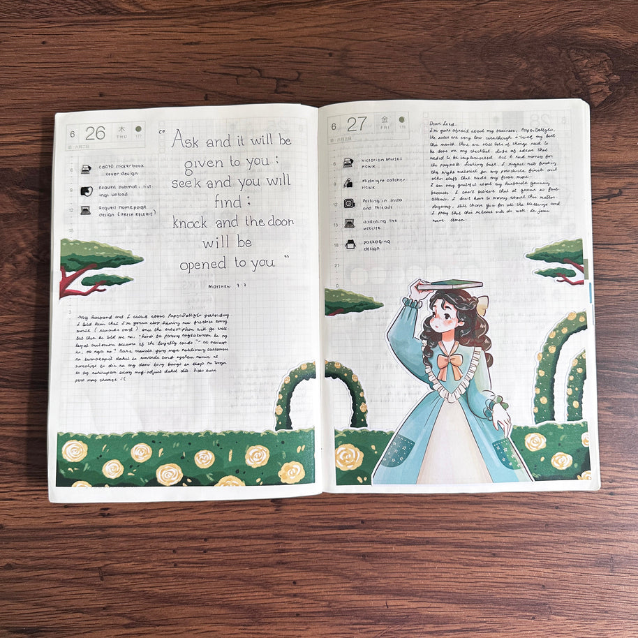 Victorian Muses | Like a Story Book | Cousin Daily Sticker Kit | Cd073