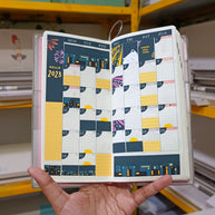 Happy New Year | Hobonichi Monthly Kit Sticker | HCM001 | HWM001
