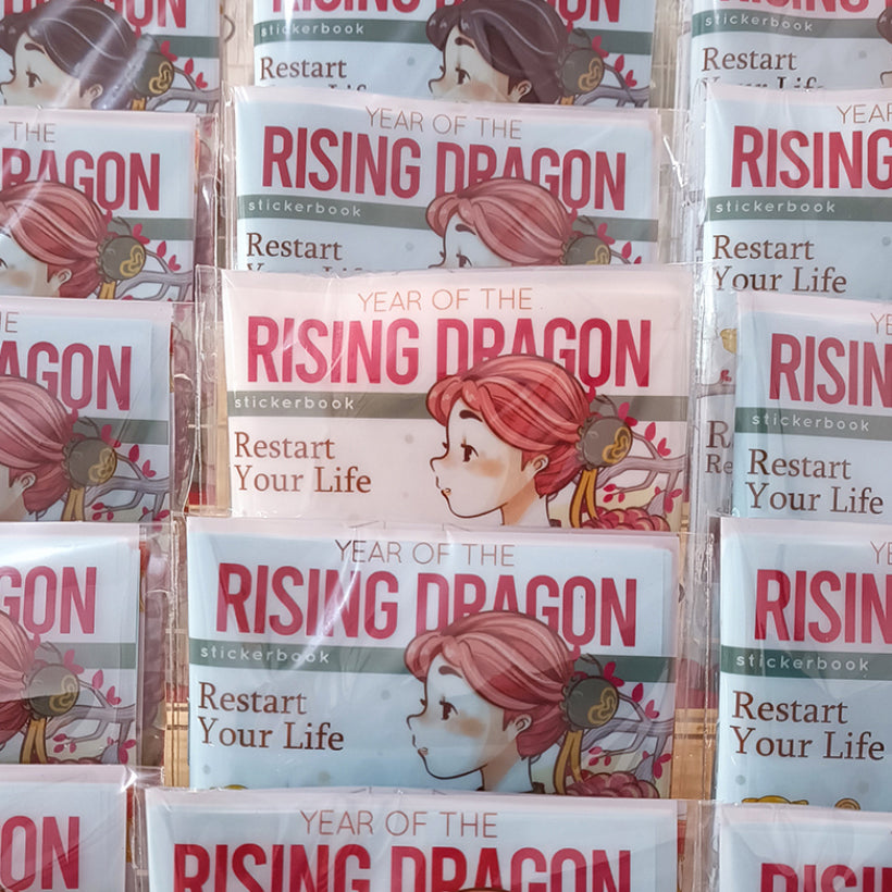 Year of the Rising Dragon | PaperDollzCo | Sticker Book | CB054
