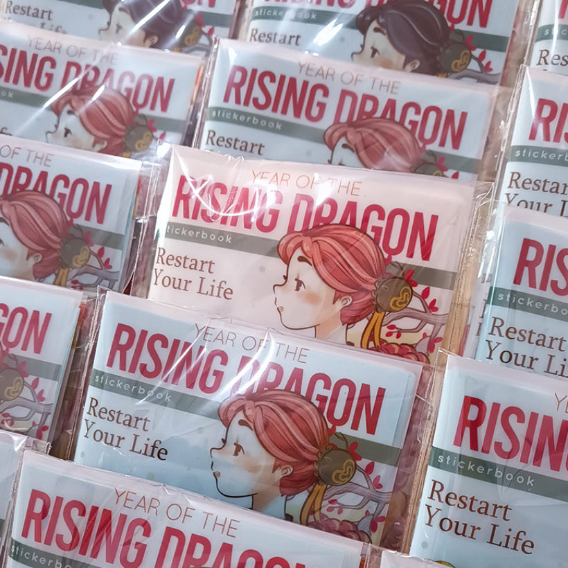 Year of the Rising Dragon | PaperDollzCo | Sticker Book | CB054