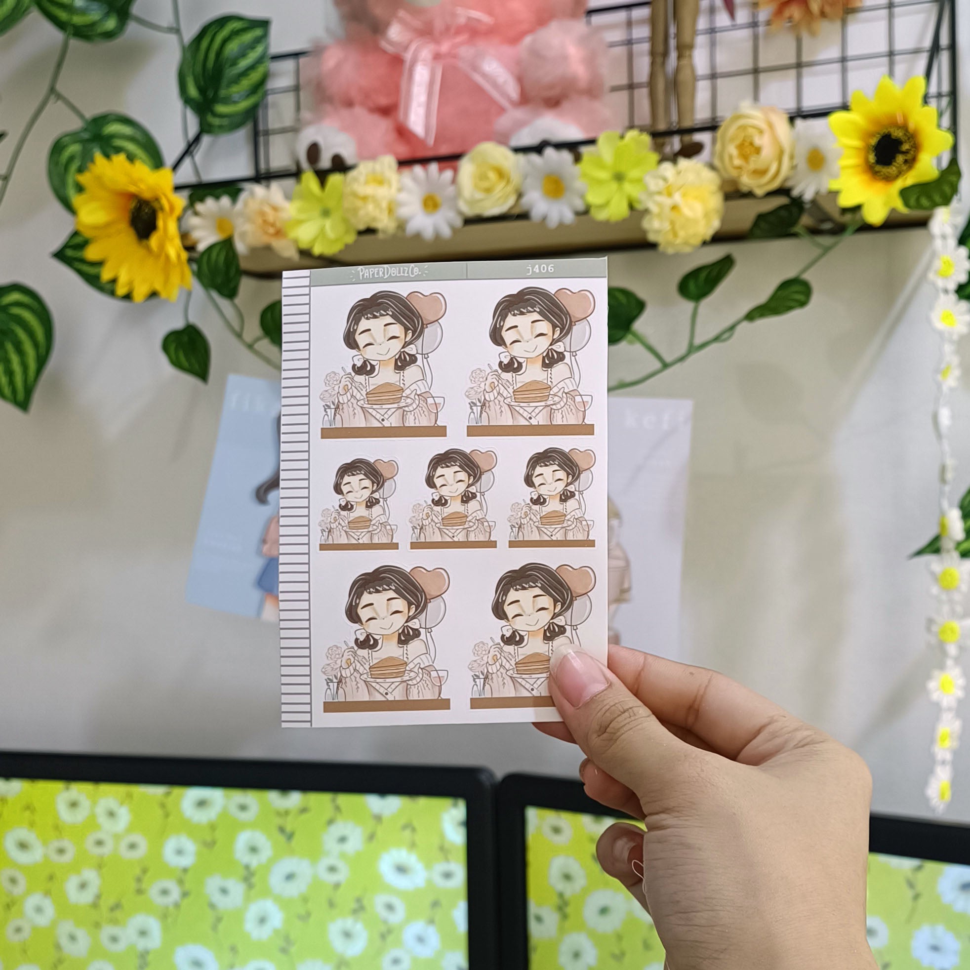 Sweet Treat | Alone Time | Just Dolls Stickers | J406