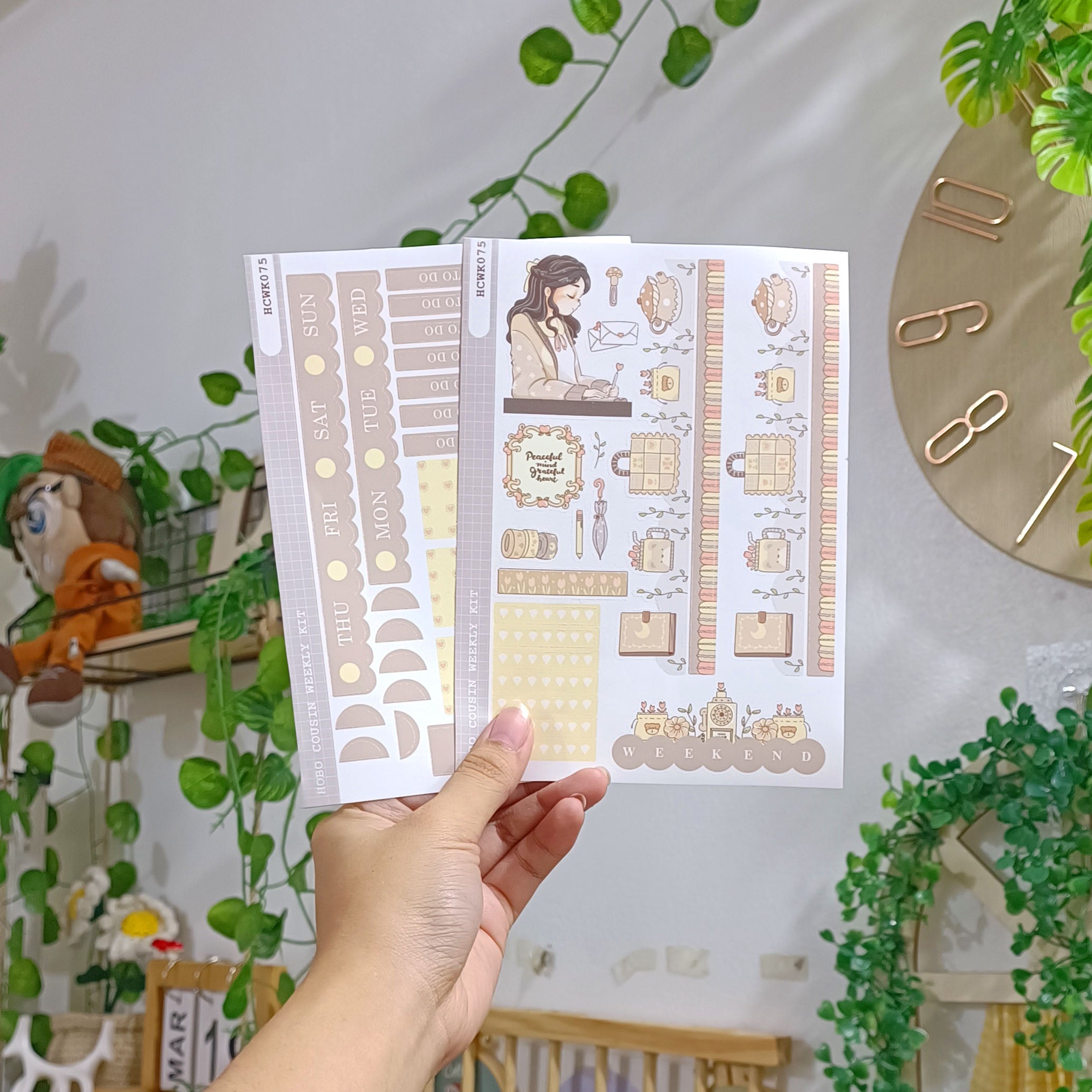 Journaling | Alone Time | Hobonichi Cousin Weekly Kit - hcwk075