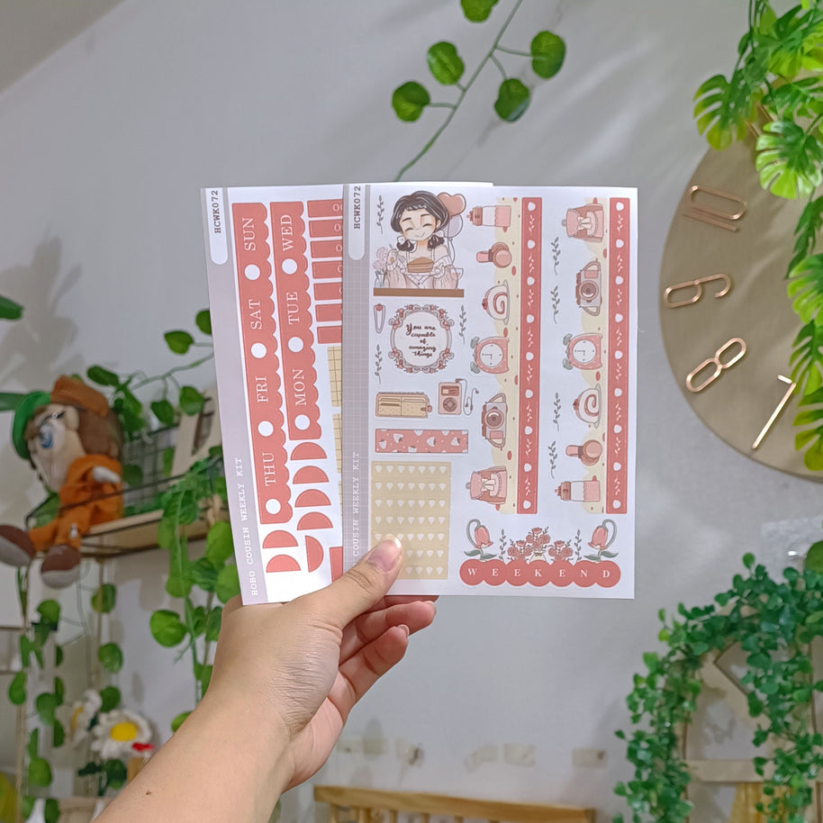 Sweet Treat | Alone Time | Hobonichi Cousin Weekly Kit - hcwk072