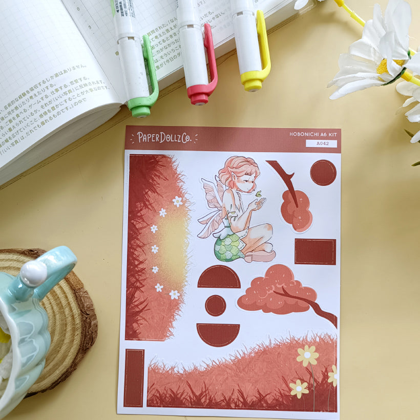 Mythical | Fairy Tales | Hobonichi A6 Daily Sticker Kit - a042