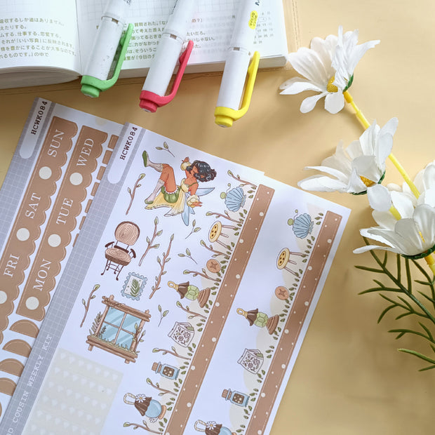 Fearless | Fairy Tales | Hobonichi Cousin Weekly Kit - hcwk084