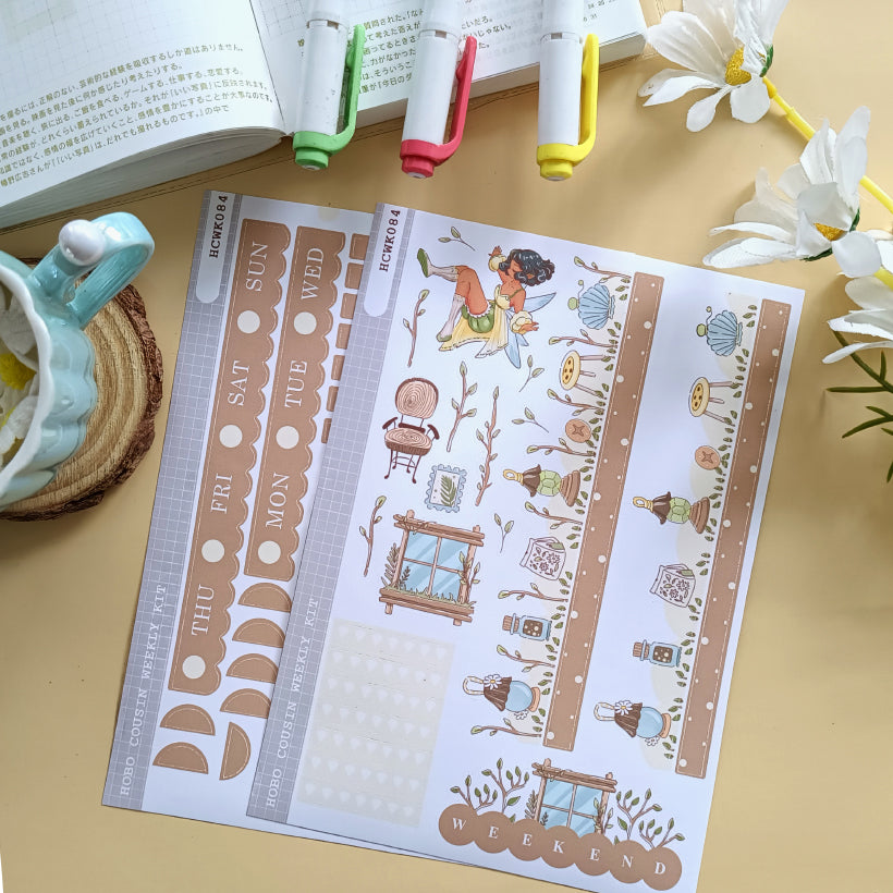 Fearless | Fairy Tales | Hobonichi Cousin Weekly Kit - hcwk084