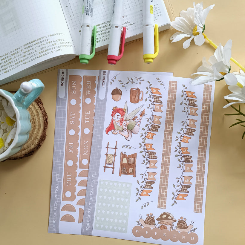 Enchanting | Fairy Tales | Hobonichi Cousin Weekly Kit - hcwk085