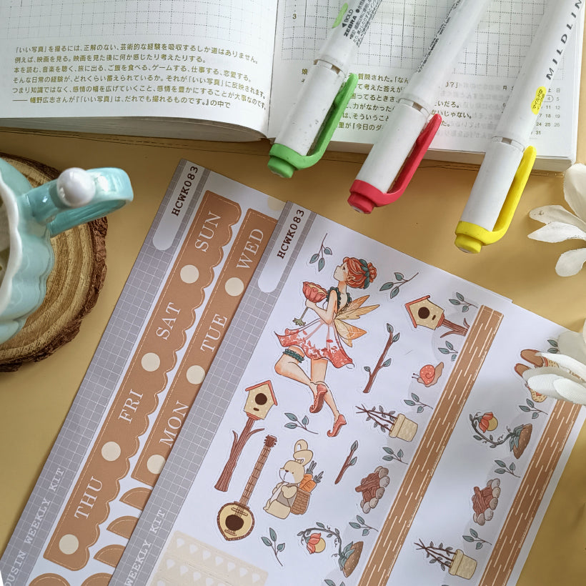 Surreal | Fairy Tales | Hobonichi Cousin Weekly Kit - hcwk083