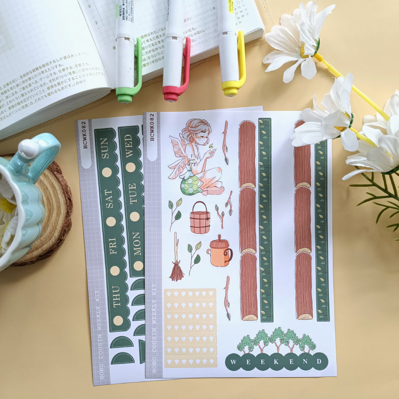 Mythical | Fairy Tales | Hobonichi Cousin Weekly Kit - hcwk082