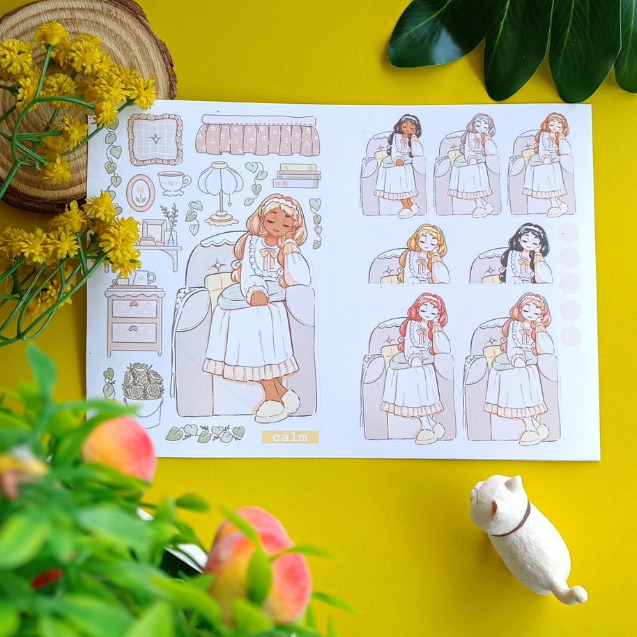 Sweet Dreams | PaperDollzCo | Sticker Book | CB060