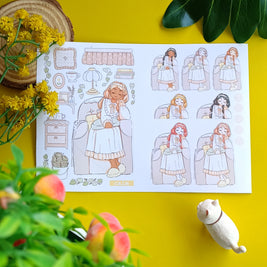 Sweet Dreams | PaperDollzCo | Sticker Book | CB060