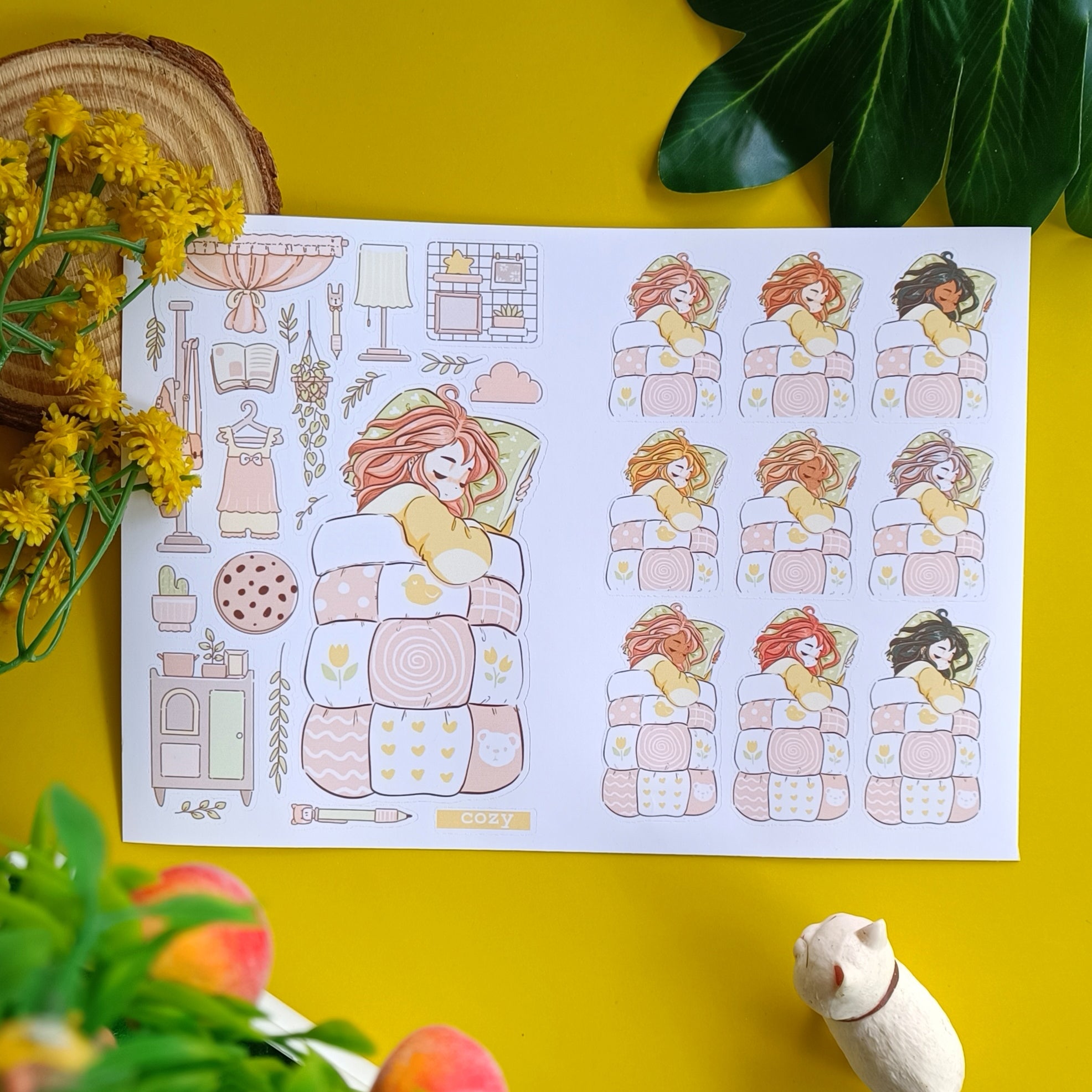 Sweet Dreams | PaperDollzCo | Sticker Book | CB060