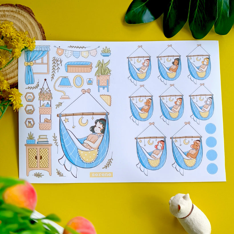 Sweet Dreams | PaperDollzCo | Sticker Book | CB060