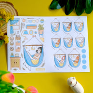 Sweet Dreams | PaperDollzCo | Sticker Book | CB060