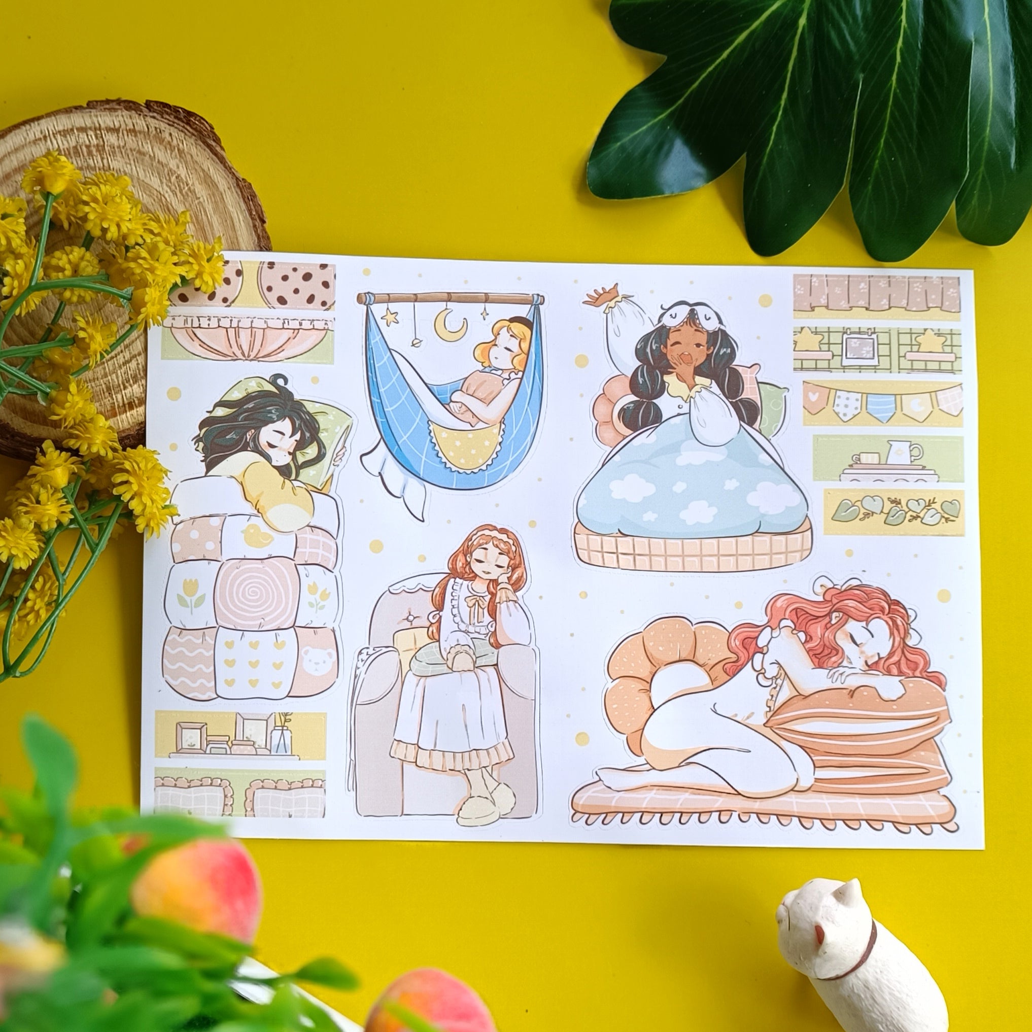 Sweet Dreams | PaperDollzCo | Sticker Book | CB060