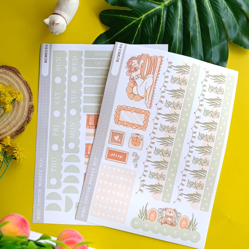Placid | Sweet Dreams | Hobonichi Cousin Weekly Kit - hcwk090