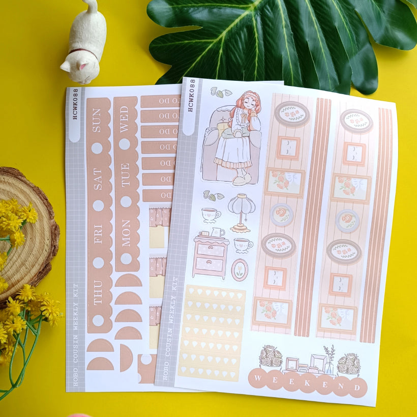 Calm | Sweet Dreams | Hobonichi Cousin Weekly Kit - hcwk088