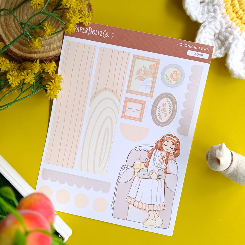 Calm | Sweet Dreams | Hobonichi A6 Daily Sticker Kit - a048