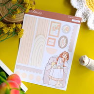 Calm | Sweet Dreams | Hobonichi A6 Daily Sticker Kit - a048