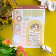 Cozy | Sweet Dreams | Hobonichi A6 Daily Sticker Kit - a047