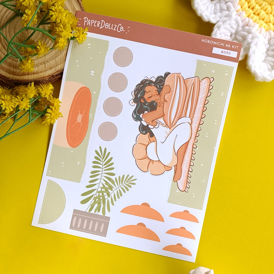 Placid | Sweet Dreams | Hobonichi A6 Daily Sticker Kit - a050