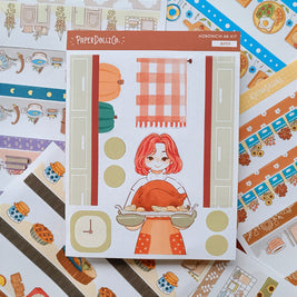 Thanksgiving | Fabulous Fall | Hobonichi A6 Daily Sticker Kit - a059