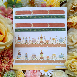 Paperdollzco | A5 Border Sticker | w005