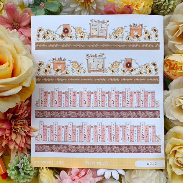 Paperdollzco | A5 Border Sticker | w012