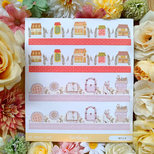 Paperdollzco | A5 Border Sticker | w014