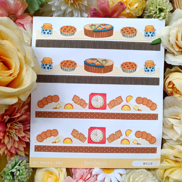 Paperdollzco | A5 Border Sticker | w016