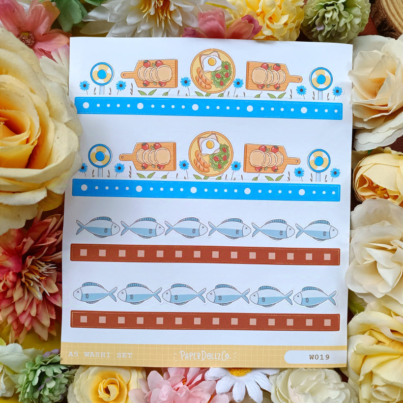 Paperdollzco | A5 Border Sticker | w019