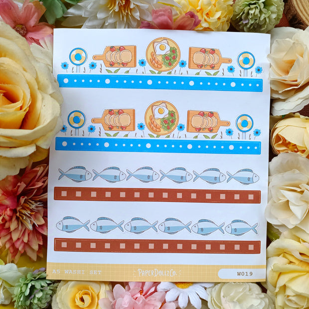 Paperdollzco | A5 Border Sticker | w019