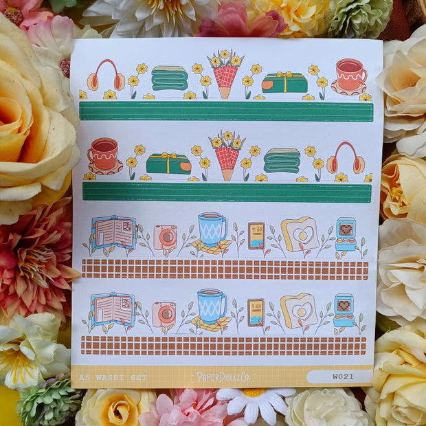 Paperdollzco | A5 Border Sticker | w021