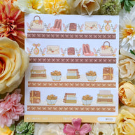 Paperdollzco | A5 Border Sticker | w023