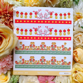 Paperdollzco | A5 Border Sticker | w025