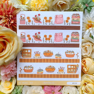 Paperdollzco | A5 Border Sticker | w026