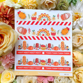 Paperdollzco | A5 Border Sticker | w030