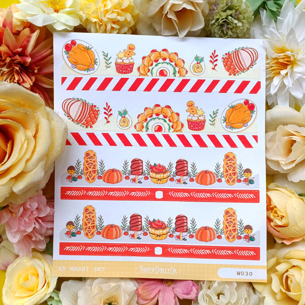 Paperdollzco | A5 Border Sticker | w030