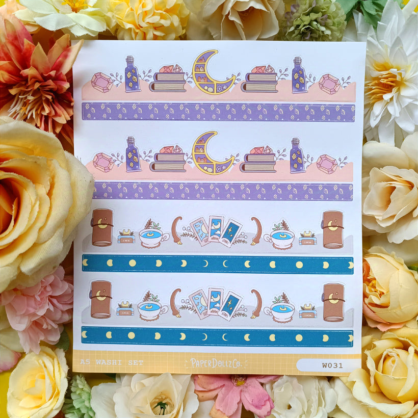 Paperdollzco | A5 Border Sticker | w031