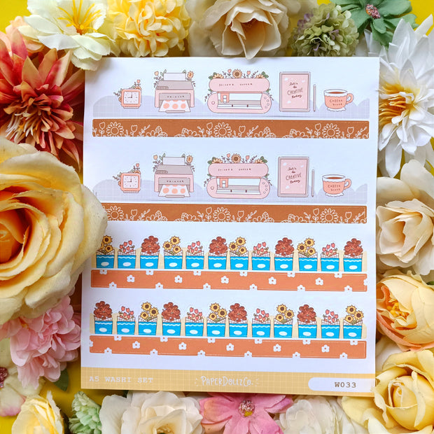 Paperdollzco | A5 Border Sticker | w033